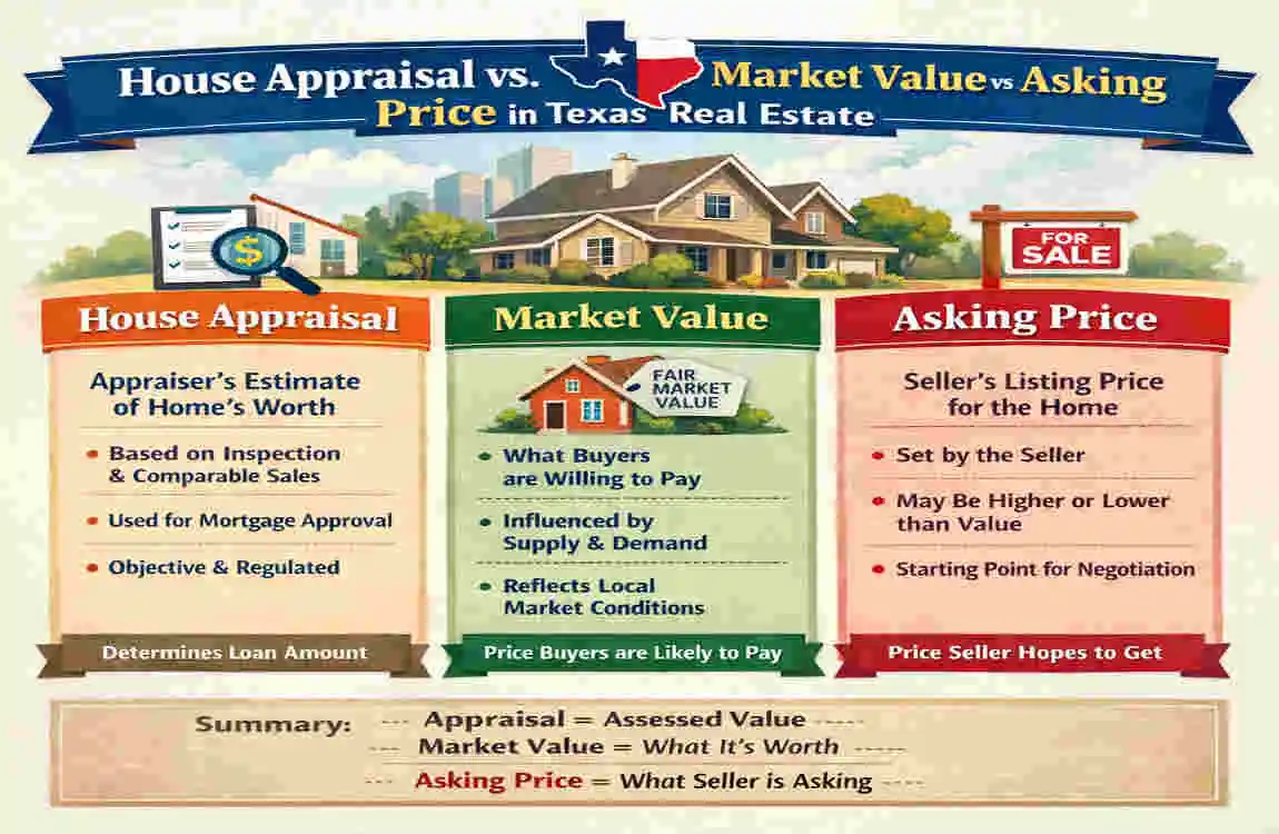 how much is a house appraisal in texas