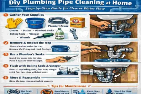 how to clean plumbing pipes at home