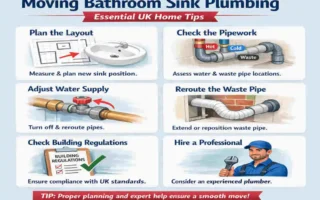 how to move bathroom sink plumbing