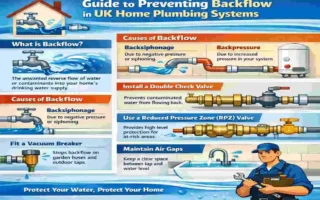 what should be designed into an operations plumbing system to prevent backflow?