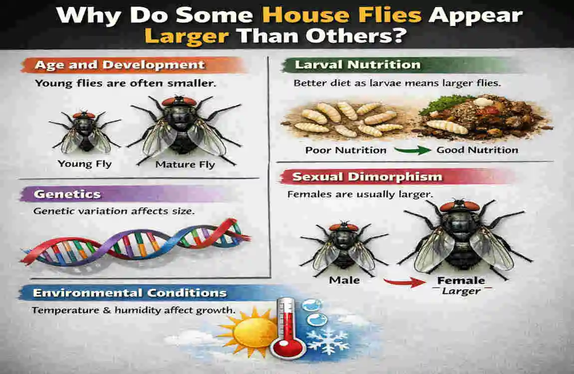 How Big Do House Flies Get