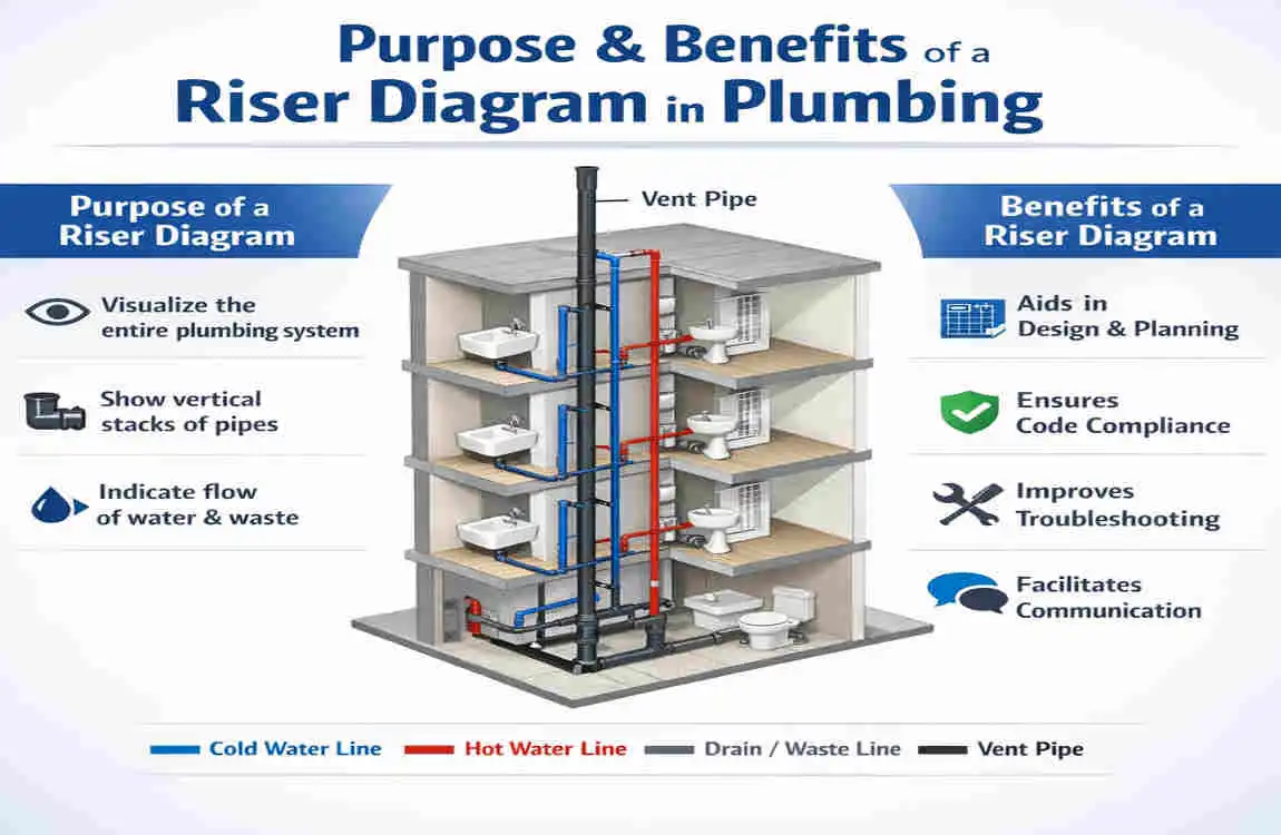what is a riser diagram plumbing