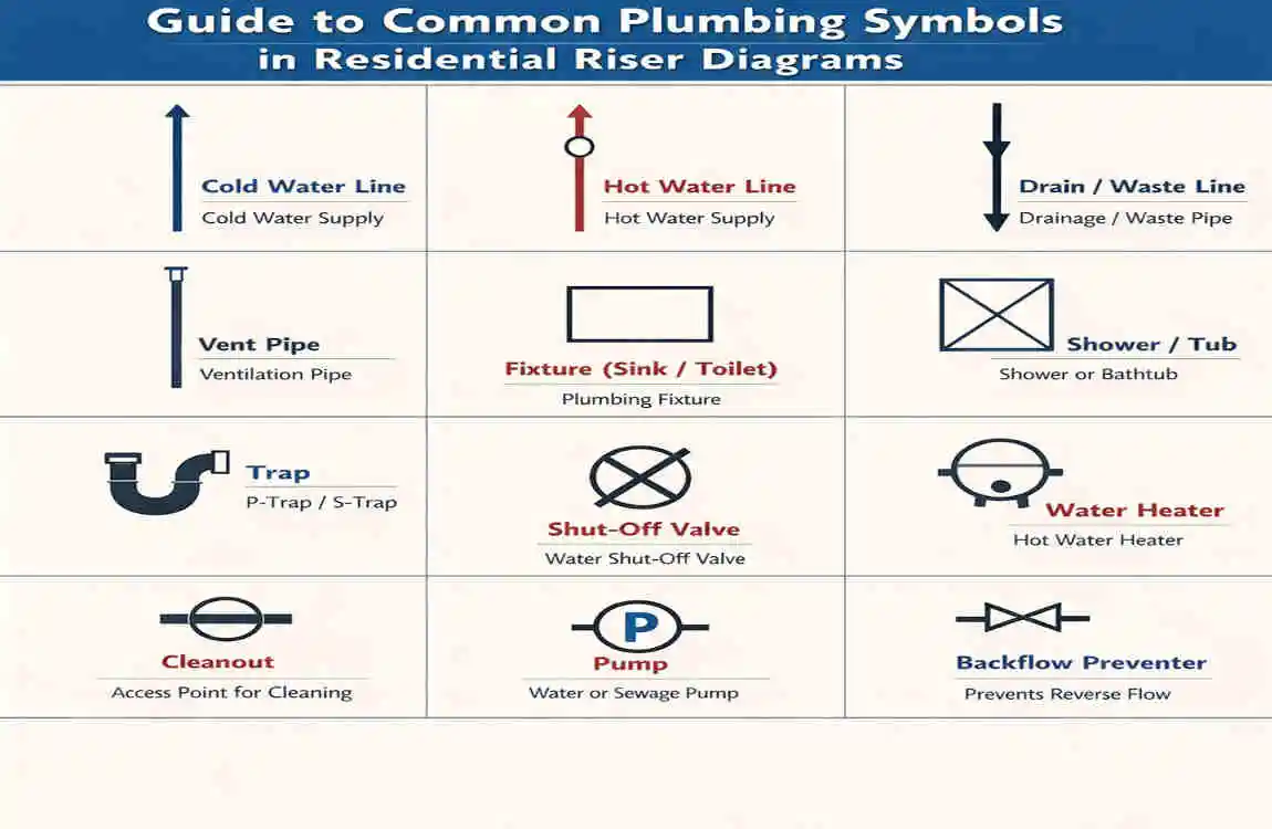 what is a riser diagram plumbing