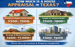 how much is a house appraisal in texas