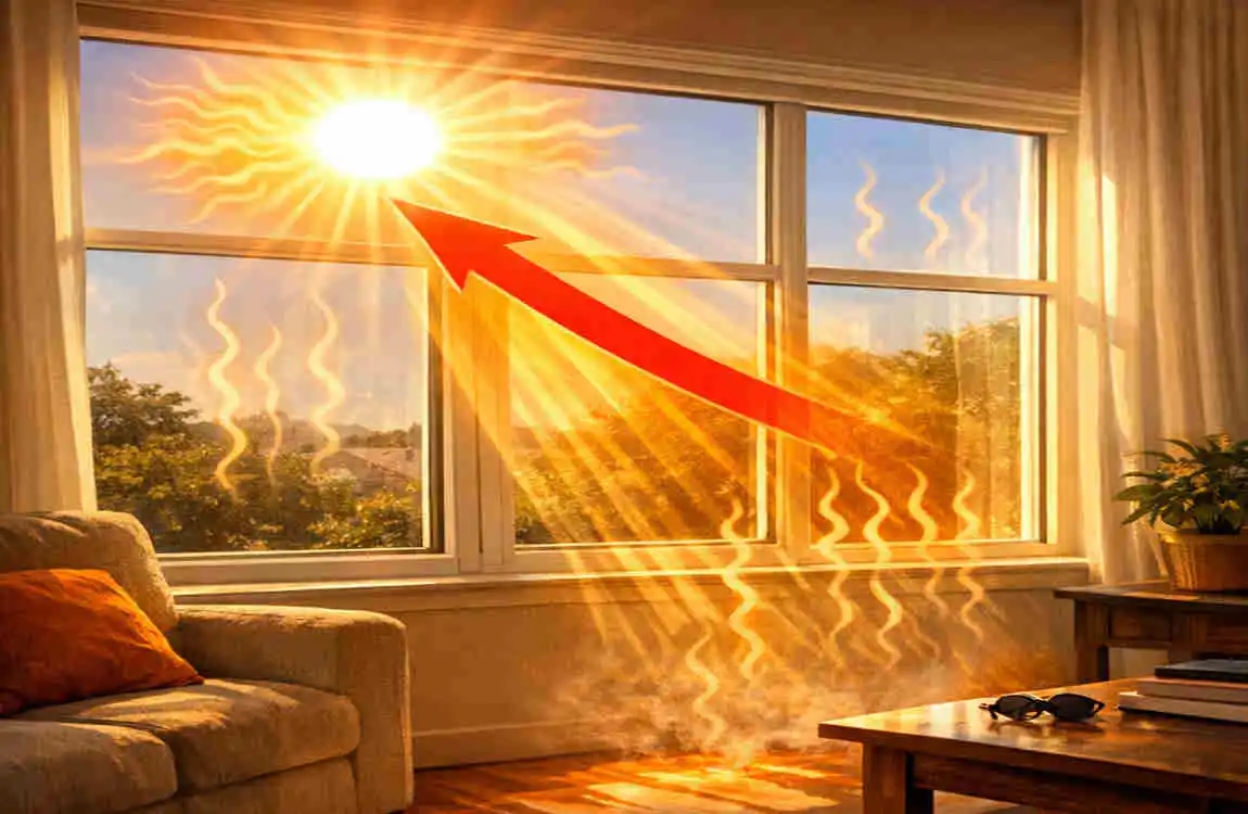 why does my house get hot at night