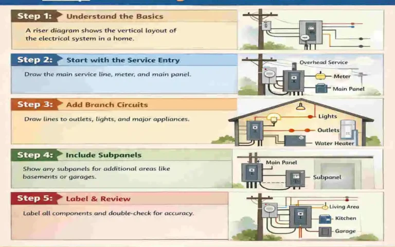 what is a riser diagram plumbing