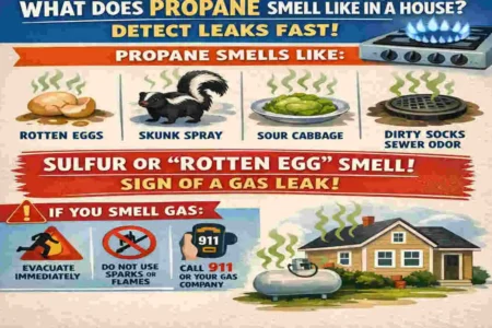 what does propane smell like in a house