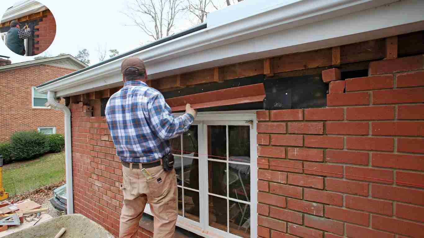 how to replace brick on front of house