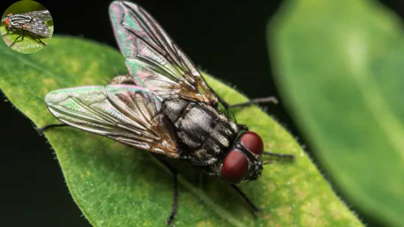 how big do house flies get