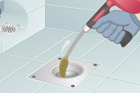 how does plumbing snake work