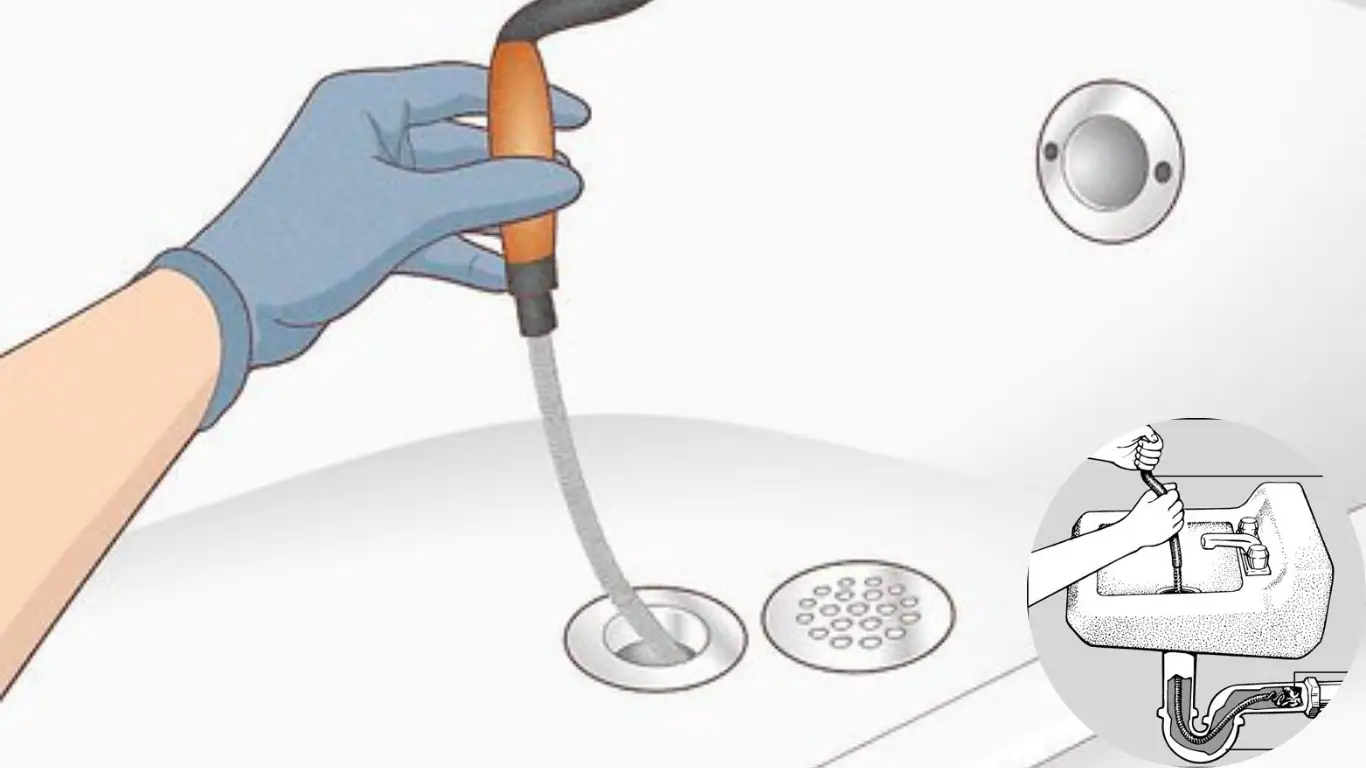 how does plumbing snake work