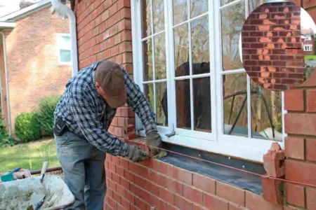 how to replace brick on front of house
