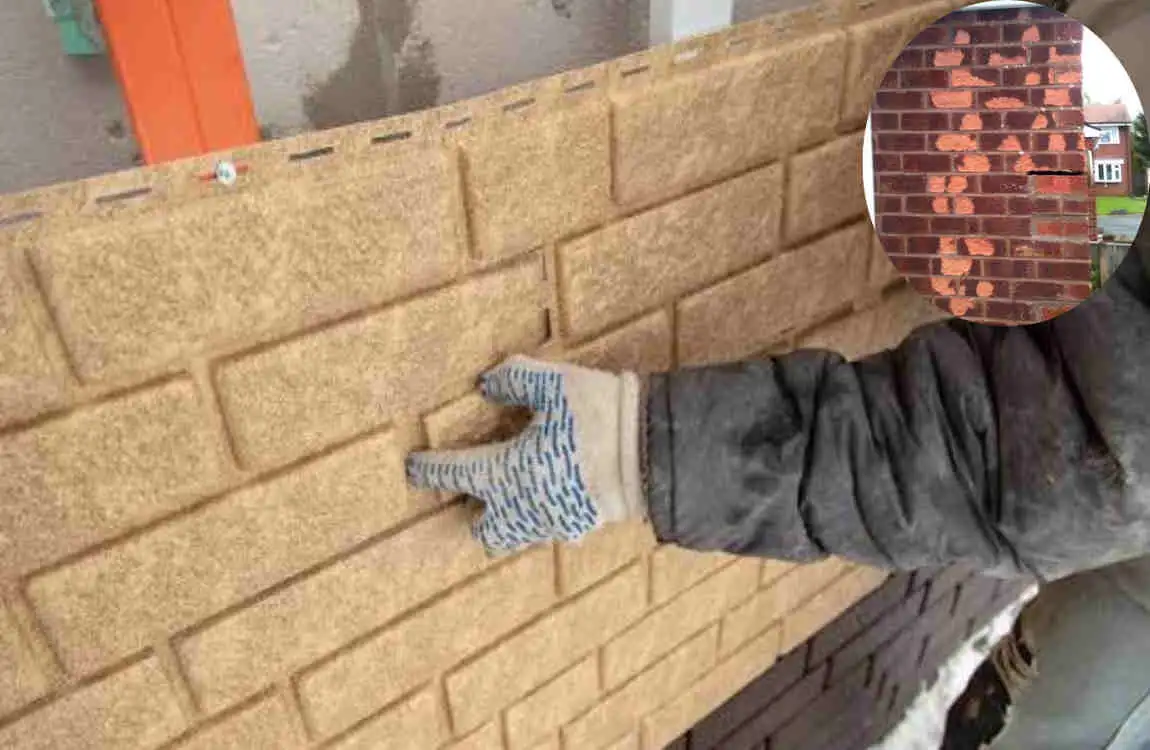 how to replace brick on front of house