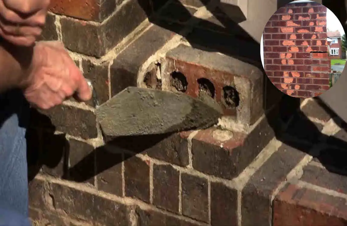 how to replace brick on front of house