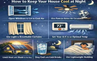 why does my house get hot at night