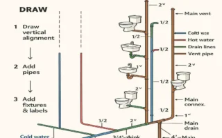 Clear Guide: How to Draw a House Plumbing Riser Diagram