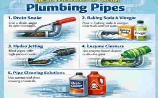 how to clean plumbing pipes at home
