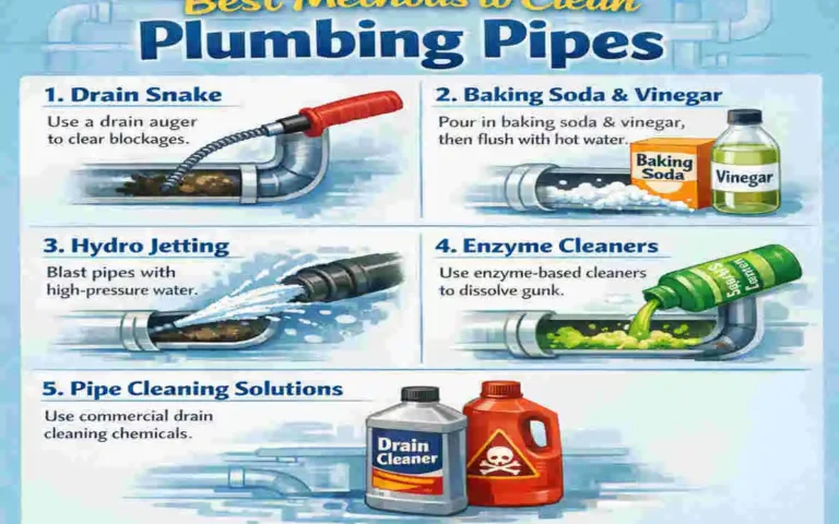 how to clean plumbing pipes at home