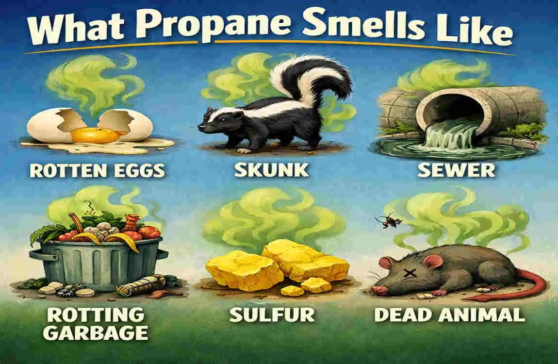what does propane smell like in a house