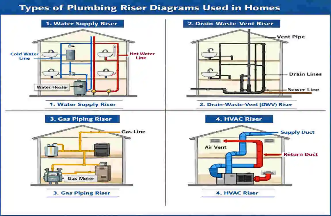 what is a riser diagram plumbing