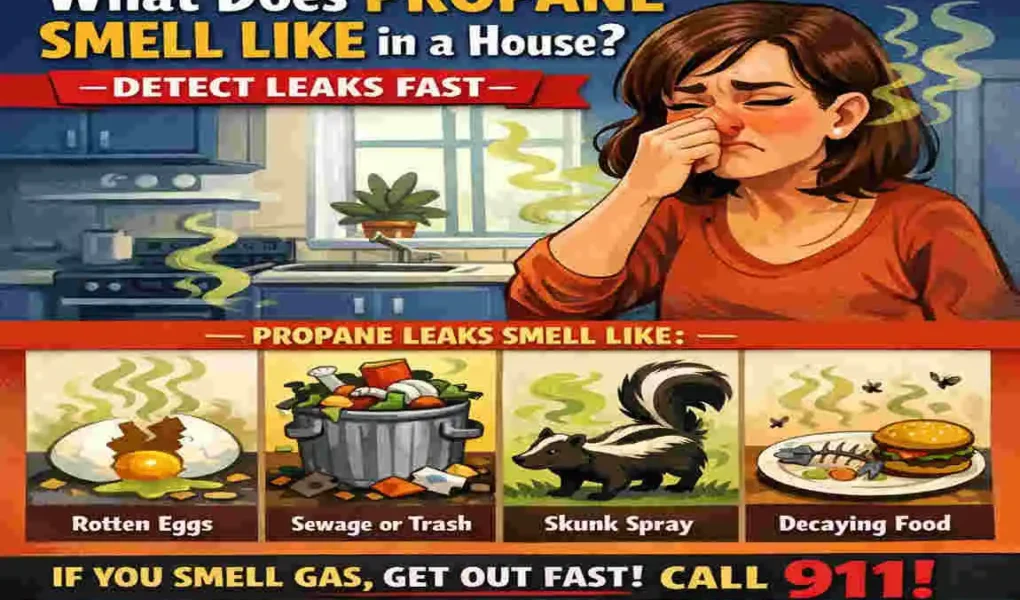 what does propane smell like in a house