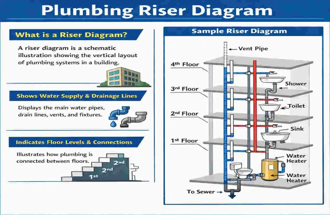 what is a riser diagram plumbing