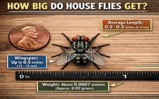 How Big Do House Flies Get