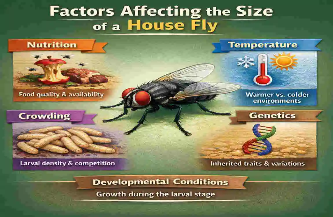 How Big Do House Flies Get