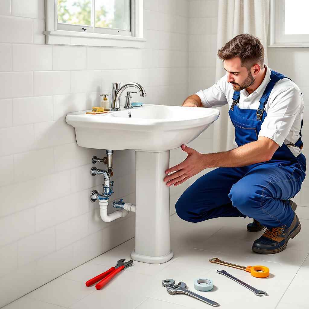 how to move house bathroom sink plumbing