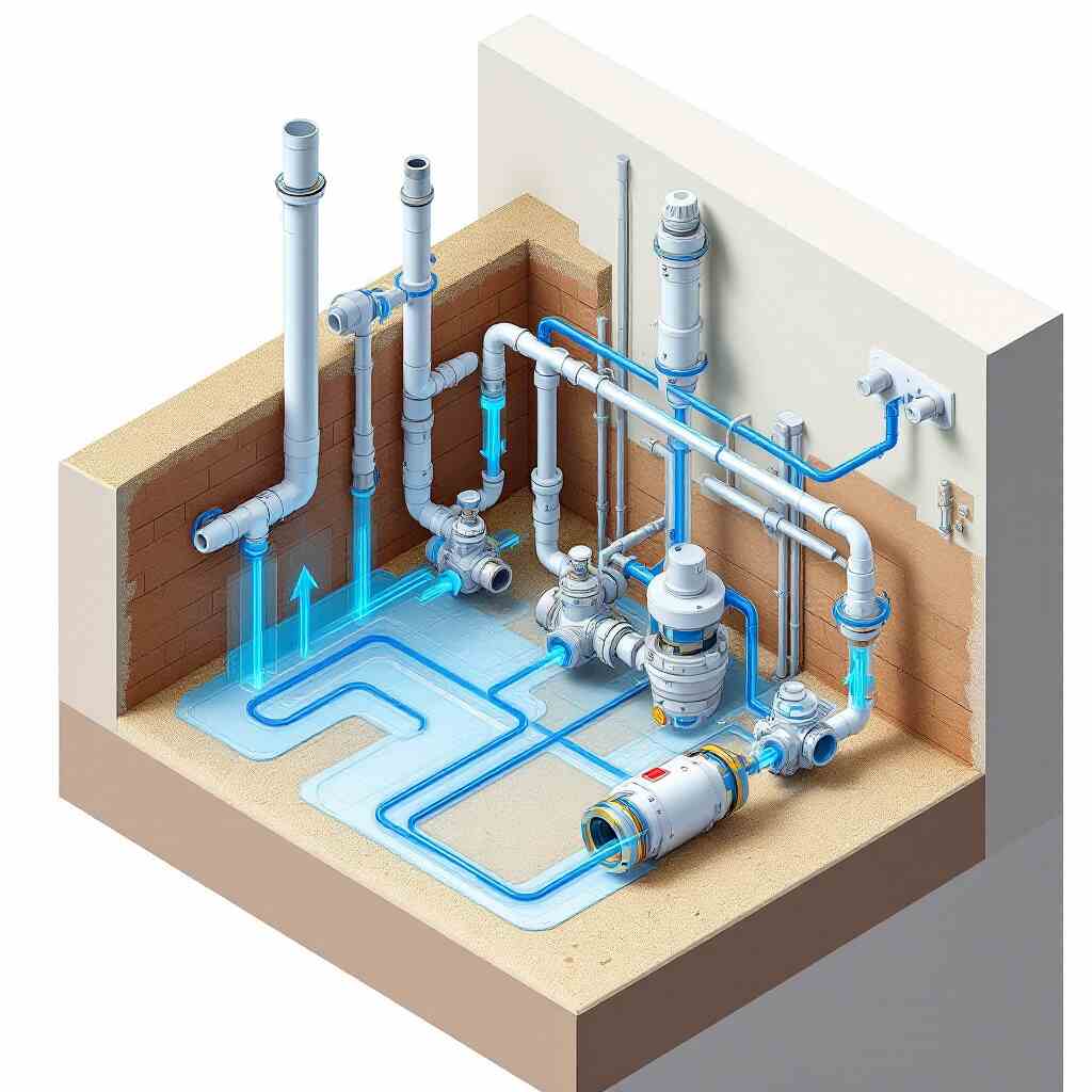 what should be designed into an operations plumbing system to prevent backflow?