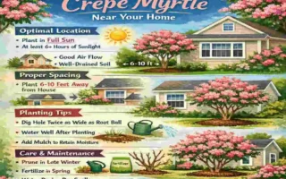 How Far to Plant Crepe Myrtle