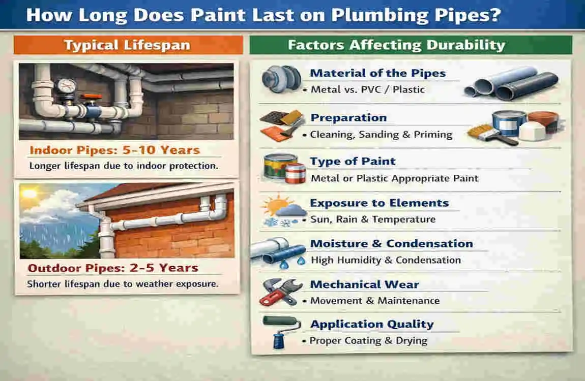 can you paint house plumbing pipes