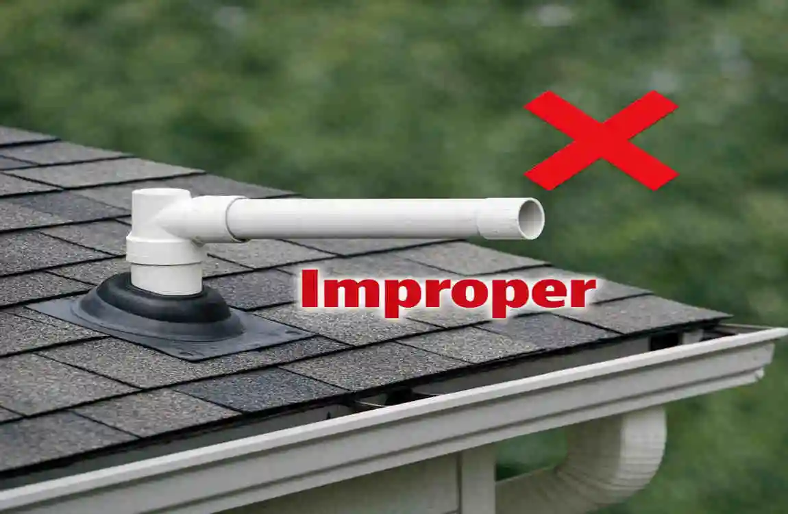 can home plumbing vents terminate horizontally