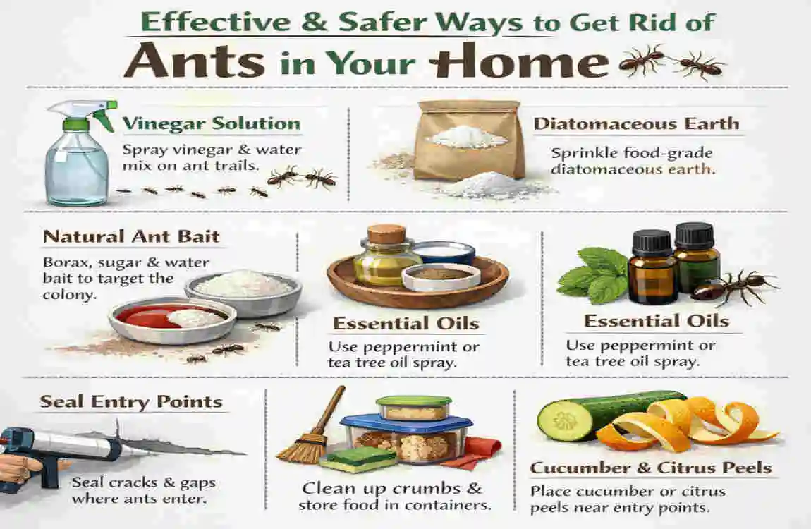 does bleach kill ants in house