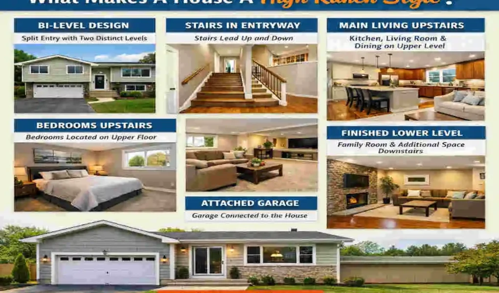 what is a high ranch house