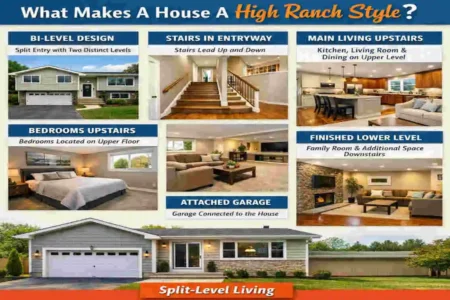 what is a high ranch house