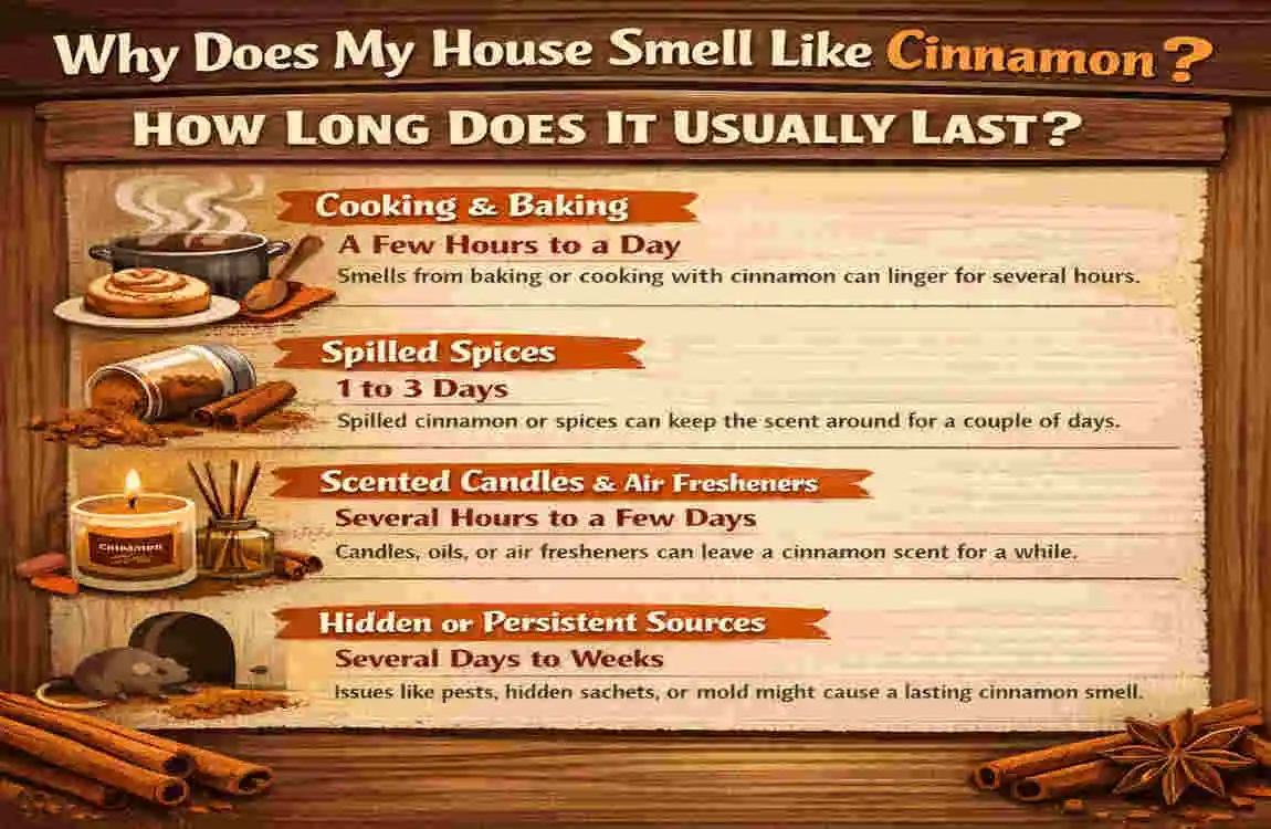 why does my house smell like cinnamon