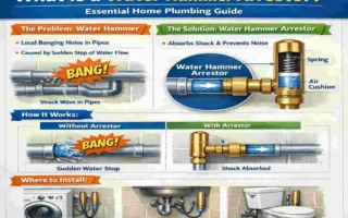 what is a water hammer arrestor in home plumbing