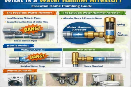 what is a water hammer arrestor in home plumbing