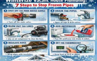 how to winterize plumbing in a vacant house