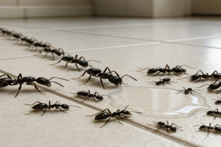 does bleach kill ants in house
