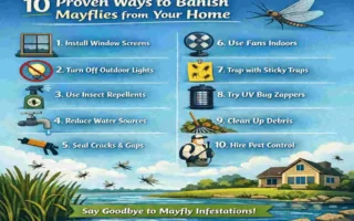 how to get rid of mayflies in your house