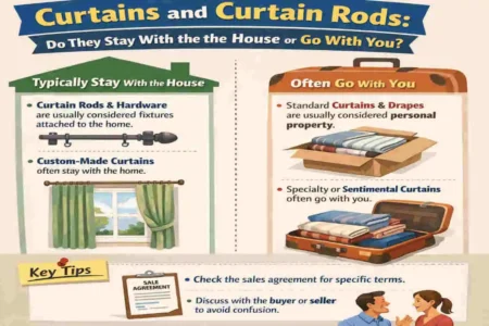 Do Curtains Stay with the House? What Homebuyers and Sellers Need to Know