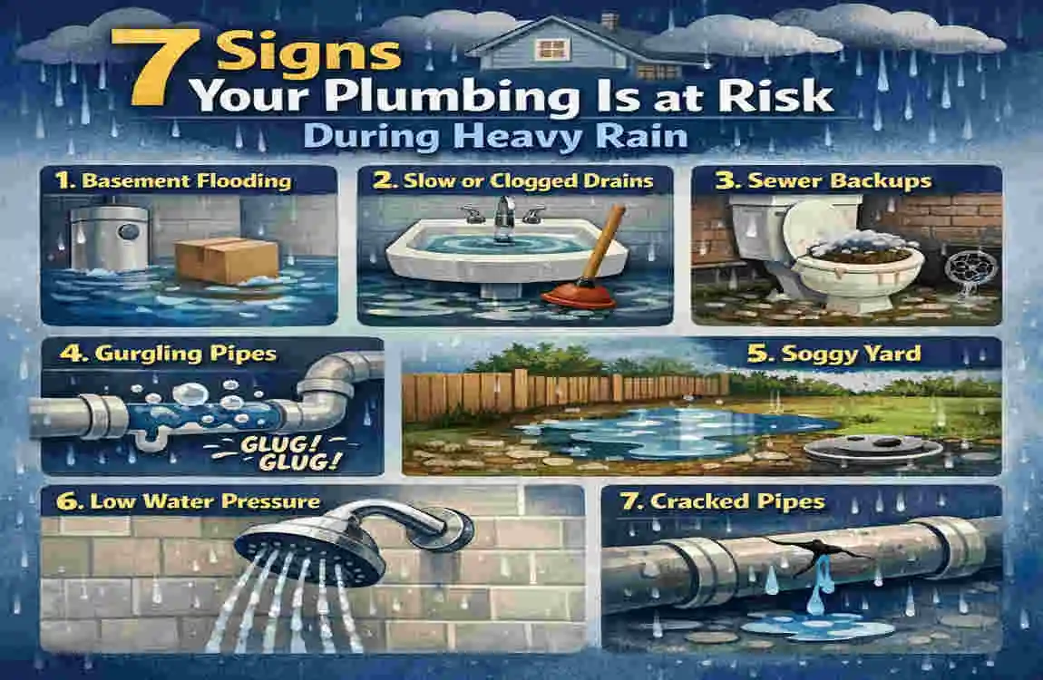 can heavy rain cause home plumbing issues