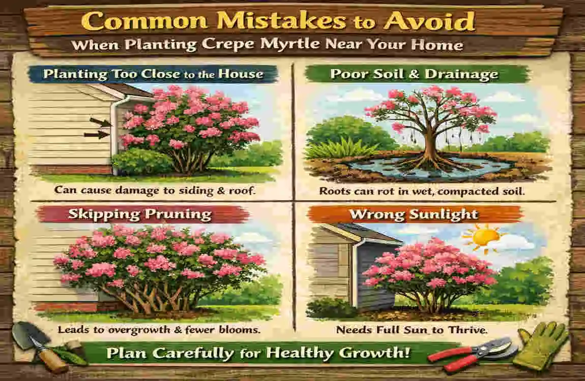 How Far to Plant Crepe Myrtle