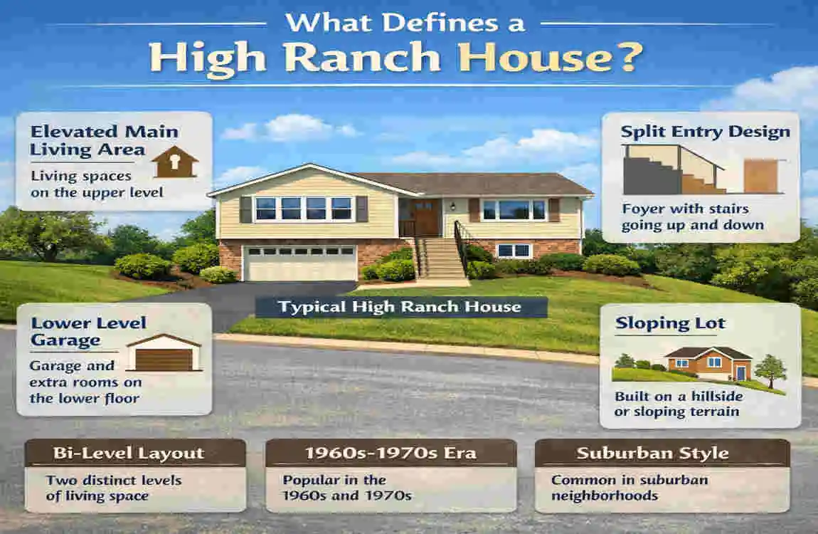 what is a high ranch house