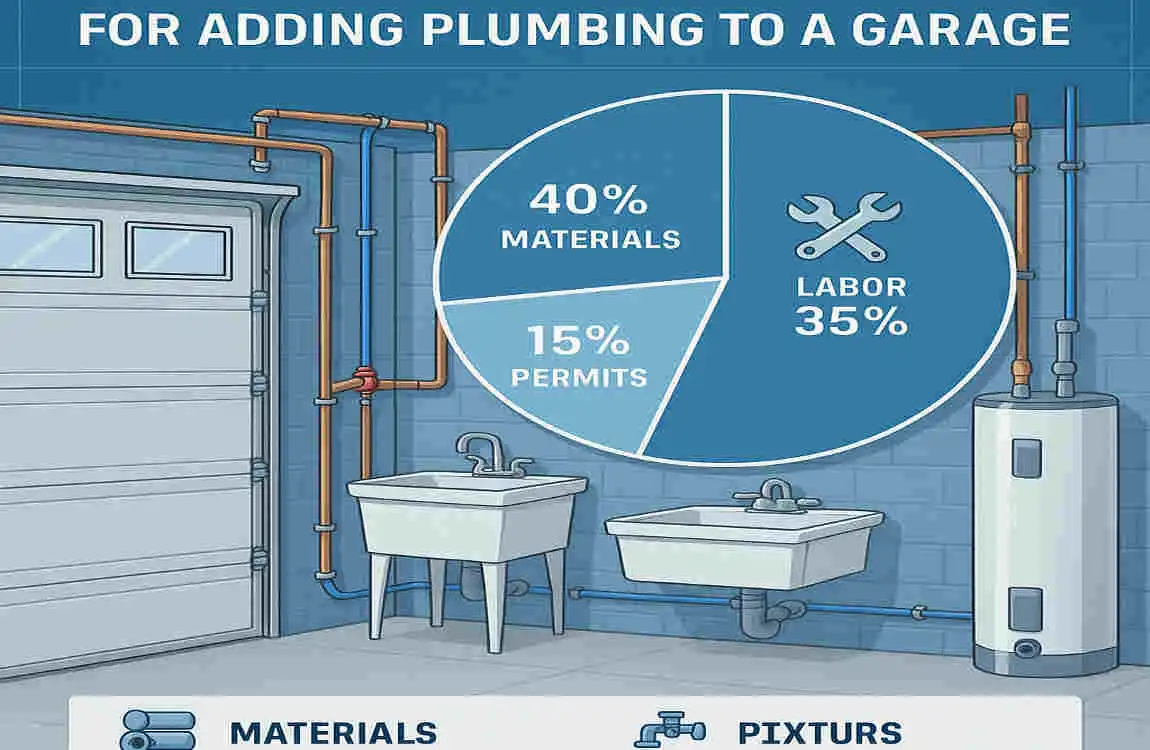 how much to add home plumbing to a garage