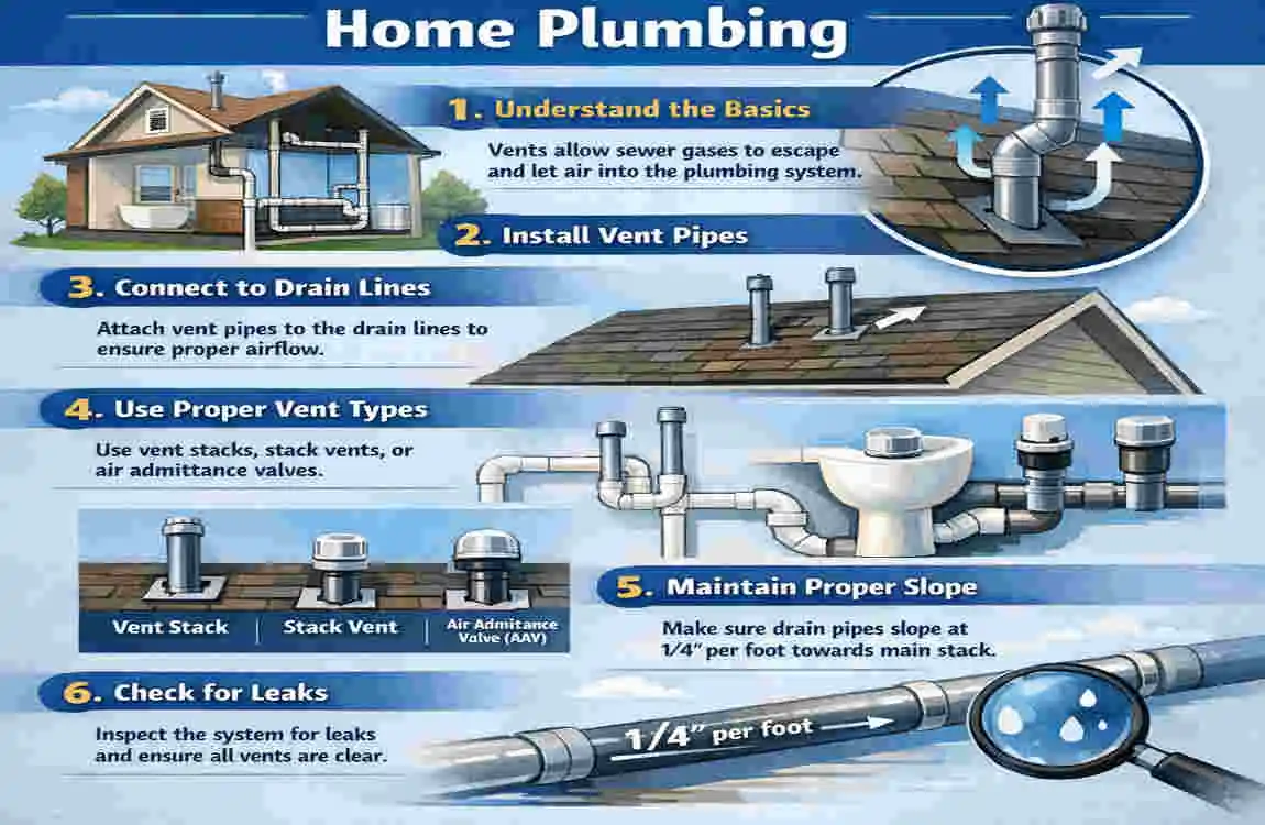 how to properly vent home plumbing