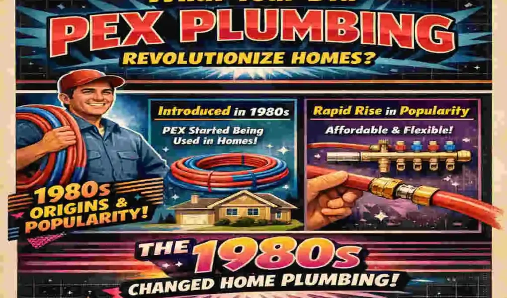 what year did pex home plumbing start