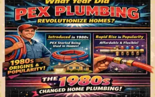 what year did pex home plumbing start